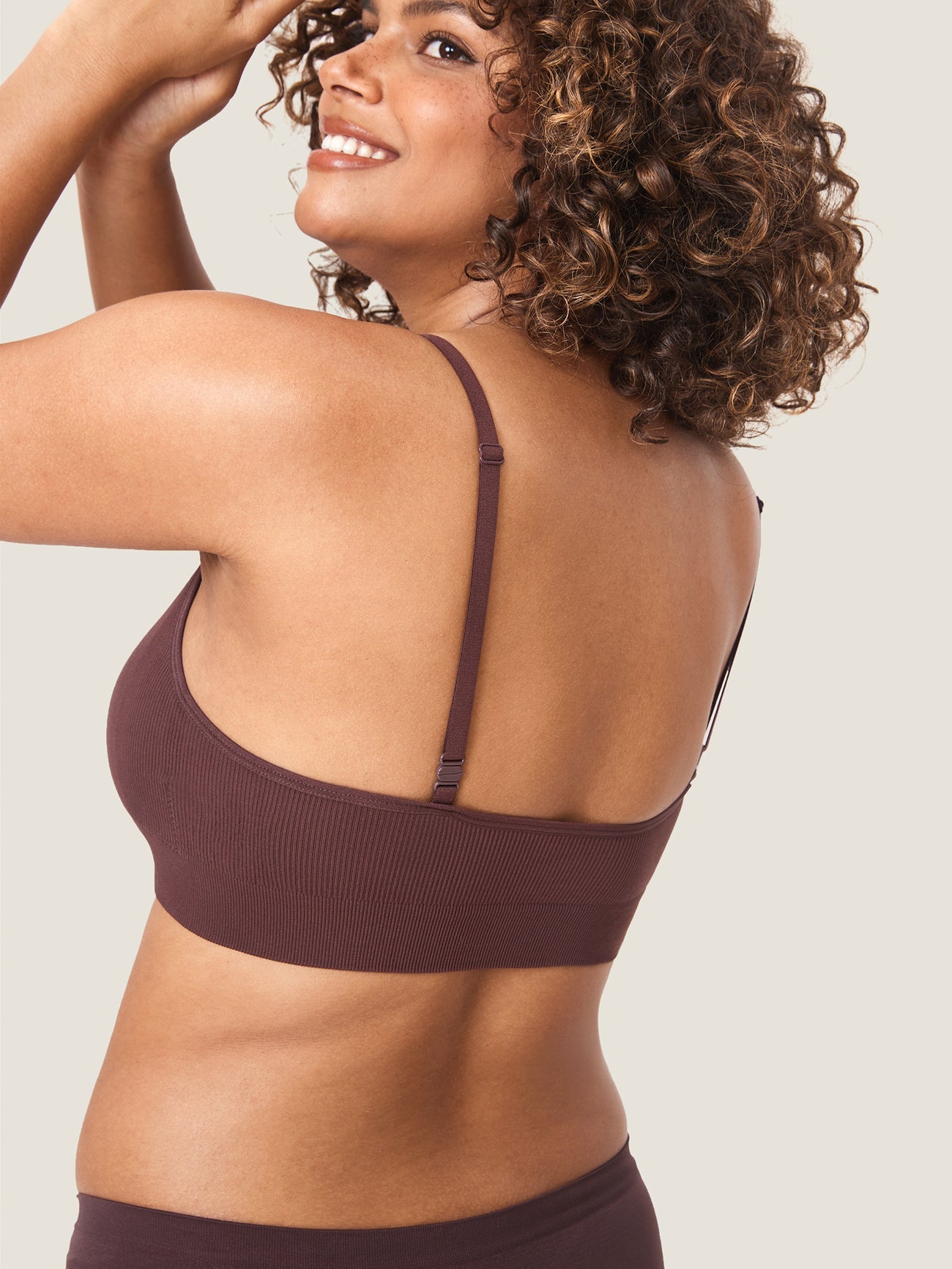 FLAUNOVA™ Ribbed Scoop Nursing Bralette