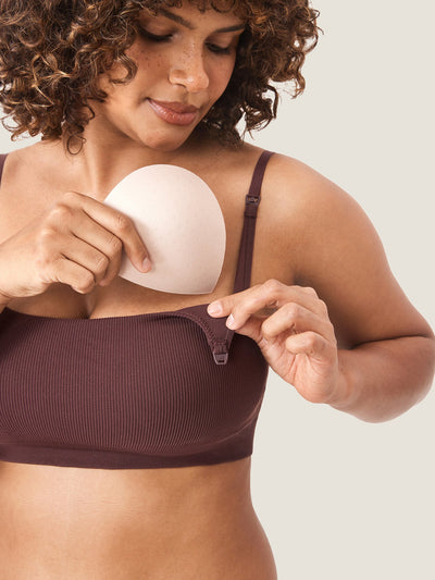 FLAUNOVA™ Ribbed Scoop Nursing Bralette