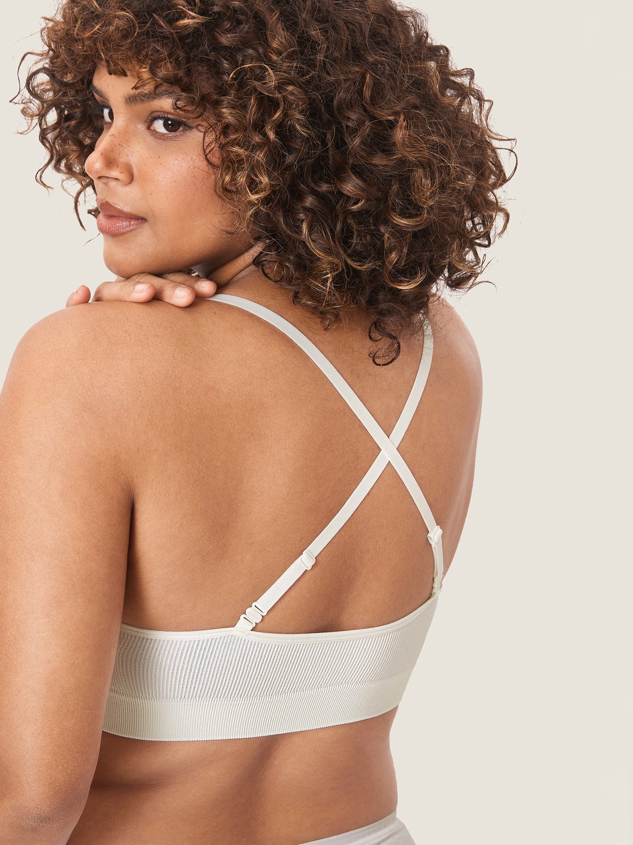 FLAUNOVA™ Ribbed Scoop Nursing Bralette