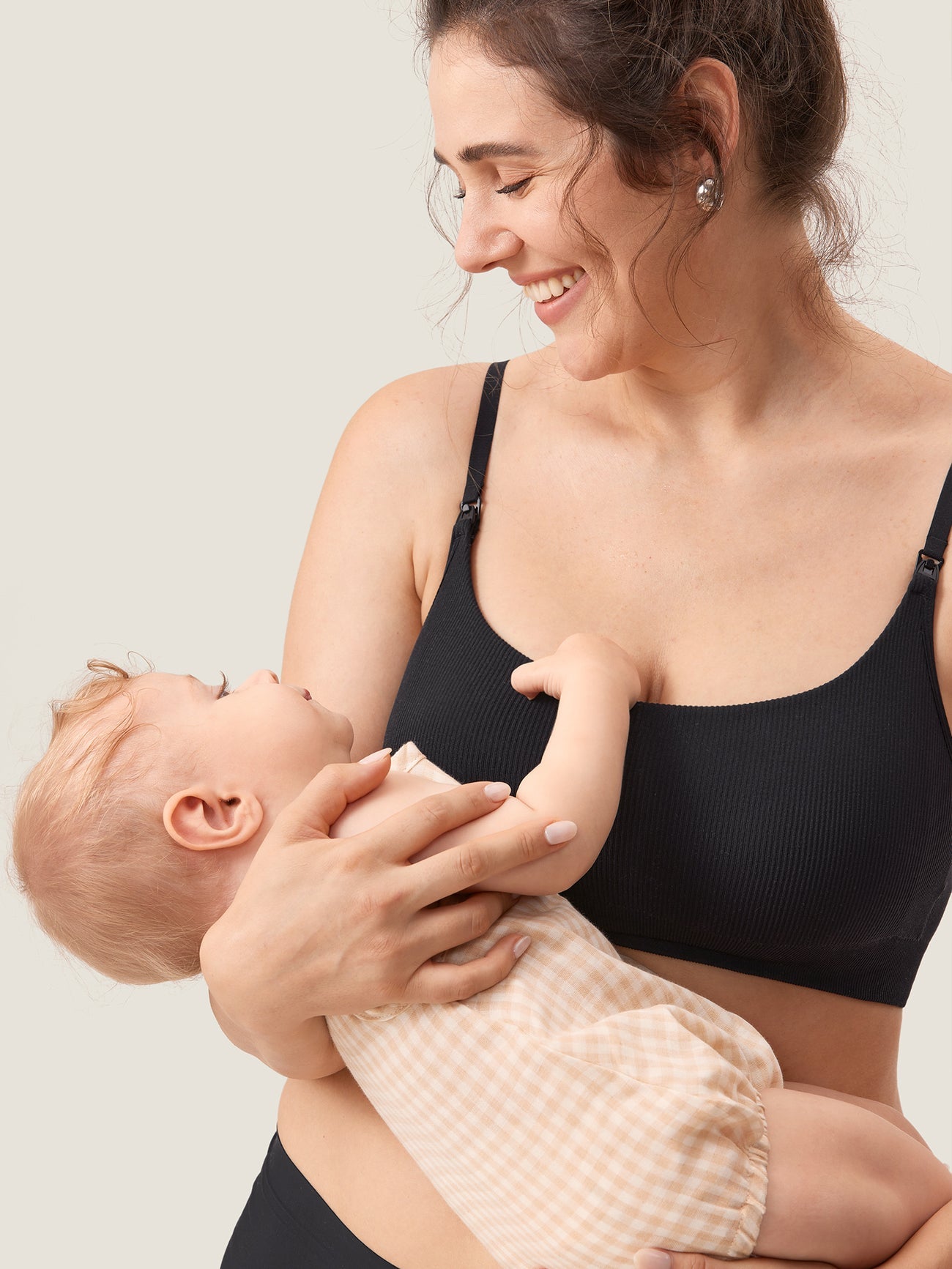 FLAUNOVA™ Ribbed Scoop Nursing Bralette